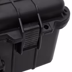vidaXL Wheeled Flight Case Black 63x50x23 cm PP Flight Case Storage Handle - Additional view 8