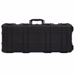 vidaXL Wheeled Flight Case Waterproof Protective Hard Case Camera Case Black PP