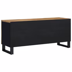 vidaXL TV Cabinet TV Stand Unit Cupboard Solid Wood Mango and Engineered Wood - Additional view 4