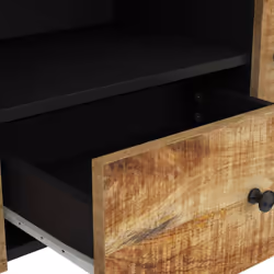 vidaXL TV Cabinet TV Stand Unit Cupboard Solid Wood Mango and Engineered Wood - Additional view 6