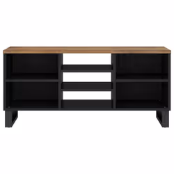 vidaXL TV Cabinet TV Stand Unit Cupboard Solid Wood Mango and Engineered Wood