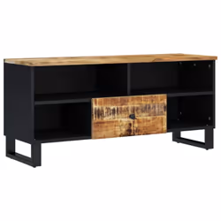 vidaXL TV Cabinet TV Stand Unit Cupboard Solid Wood Mango and Engineered Wood - Additional view 10