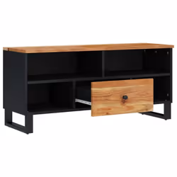 vidaXL TV Cabinet TV Stand Cupboard Solid Wood Acacia and Engineered Wood