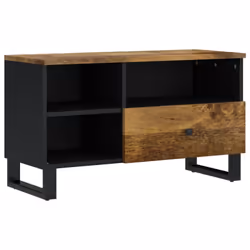 vidaXL TV Cabinet TV Stand Unit Cupboard Solid Wood Mango and Engineered Wood - Additional view 8