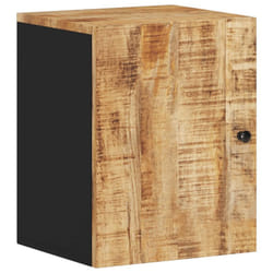 vidaXL Bathroom Wall Cabinet Vanity Unit Storage Cabinet Solid Wood Reclaimed - light brown