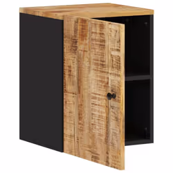 vidaXL Bathroom Wall Cabinet Vanity Unit Storage Cabinet Solid Wood Reclaimed - light brown