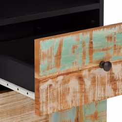 vidaXL Bathroom Cabinet Vanity Unit Cupboard Sink Cabinet Solid Wood Acacia - multicolour - Additional view 7
