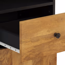 vidaXL Bathroom Cabinet Vanity Unit Cupboard Sink Cabinet Solid Wood Acacia - honey brown - Additional view 7