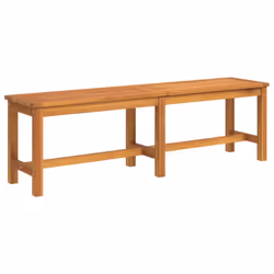 vidaXL Garden Bench Solid Wood Acacia Wooden Outdoor Bench Seat Multi Sizes - 150 x 35 x 45 cm