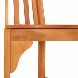 vidaXL Half Round Tree Bench Ã160 cm Solid Wood Eucalyptus Garden Bench Seat - Additional view 5