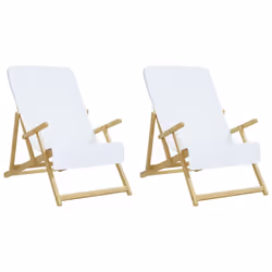 vidaXL Beach Towels Bath Towels Travel Bathroom Swim Towels Fabric 400 GSM - white, 60 x 135 cm/ 2 pcs