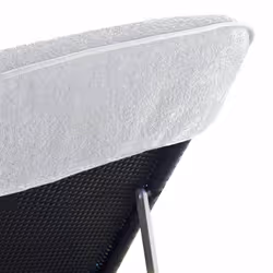 vidaXL Beach Towels Bath Towels Travel Bathroom Swim Towels Fabric 400 GSM - white, 75 x 200 cm/ 2 pcs - Additional view 6