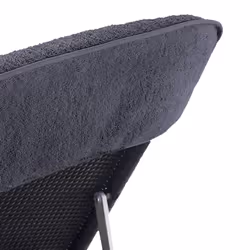 vidaXL Beach Towels Bath Towels Travel Bathroom Swim Towels Fabric 400 GSM - anthracite, 60 x 135 cm/ 2 pcs - Additional view 4