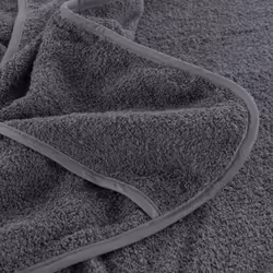 vidaXL Beach Towels Bath Towels Travel Bathroom Swim Towels Fabric 400 GSM - anthracite, 75 x 200 cm/ 2 pcs - Additional view 5