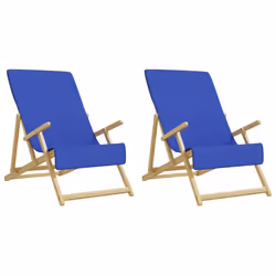 vidaXL Beach Towels Bath Towels Travel Bathroom Swim Towels Fabric 400 GSM - blue, 60 x 135 cm/ 2 pcs