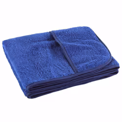 vidaXL Beach Towels Bath Towels Travel Bathroom Swim Towels Fabric 400 GSM - blue, 75 x 200 cm/ 2 pcs