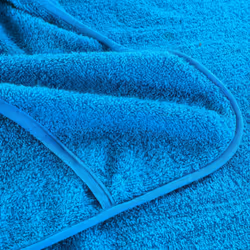 vidaXL Beach Towels Bath Towels Travel Bathroom Swim Towels Fabric 400 GSM - turquoise, 60 x 135 cm/ 2 pcs - Additional view 5