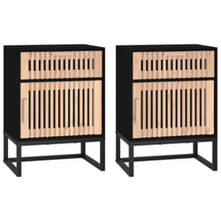 VidaXL 352094 nightstand/bedside table Black