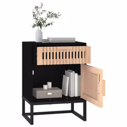 VidaXL 352094 nightstand/bedside table Black - Additional view 6