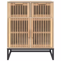 vidaXL Sideboard Storage Side Cabinet Cupboard Home Organiser Engineered Wood - brown - Additional view 4