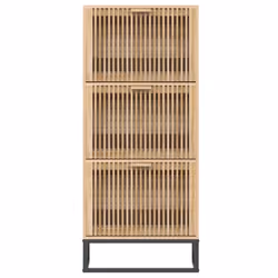 vidaXL Shoe Cabinet Engineered Wood Shoe Storage Rack Cabinet Multi Colours - brown - Additional view 5