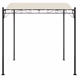 vidaXL Canopy Cream 2x2.3 m 180 g/mÂ² Fabric and Steel Garden Gazebo Party Tent - Additional view 2