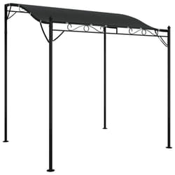 vidaXL Canopy Anthracite 2x2.3 m 180 g/mÂ² Fabric and Steel Garden Gazebo Tent
