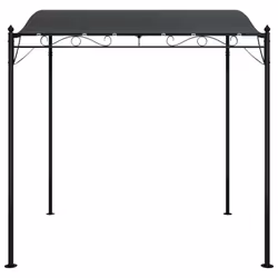 vidaXL Canopy Anthracite 2x2.3 m 180 g/mÂ² Fabric and Steel Garden Gazebo Tent