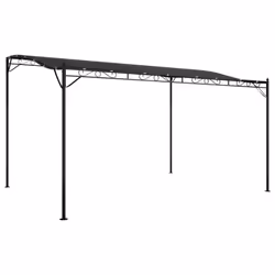 vidaXL Canopy Garden Gazebo Marquee Party Tent Shelter Tent Fabric and Steel - anthracite