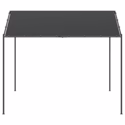 vidaXL Canopy Tent Garden Gazebo Party Tent Anthracite 3x3 m Steel and Fabric
