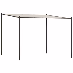 vidaXL Gazebo White 3x3 m 180 g/m² Fabric and Steel Outdoor Party Marquee