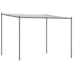vidaXL Gazebo White 3x3 m 180 g/mÂ² Fabric and Steel Outdoor Party Marquee