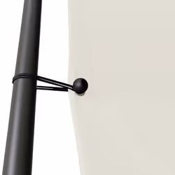 vidaXL Gazebo White 3x3 m 180 g/mÂ² Fabric and Steel Outdoor Party Marquee - Additional view 4