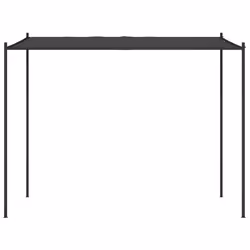 vidaXL Gazebo Anthracite 3x3 m 180 g/mÂ² Fabric and Steel Outdoor Party Marquee - Additional view 2