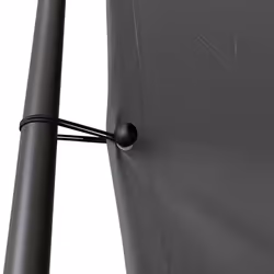 vidaXL Gazebo Anthracite 3x3 m 180 g/mÂ² Fabric and Steel Outdoor Party Marquee - Additional view 4
