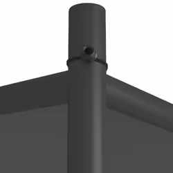 vidaXL Gazebo Anthracite 3x3 m 180 g/mÂ² Fabric and Steel Outdoor Party Marquee - Additional view 5