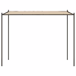 vidaXL Gazebo Beige 3x3 m 180 g/mÂ² Fabric and Steel Outdoor Party Marquee