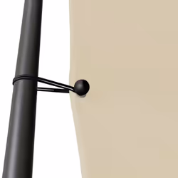 vidaXL Gazebo Beige 3x3 m 180 g/mÂ² Fabric and Steel Outdoor Party Marquee - Additional view 4