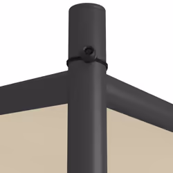 vidaXL Gazebo Beige 3x3 m 180 g/mÂ² Fabric and Steel Outdoor Party Marquee - Additional view 5
