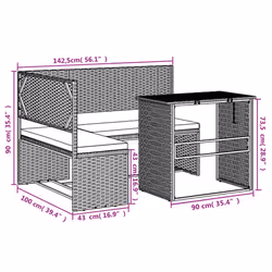 VidaXL 362346 outdoor furniture set - Additional view 8