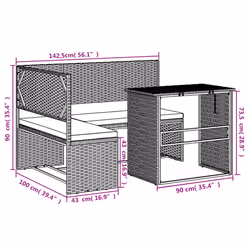 VidaXL 362347 outdoor furniture set - Additional view 8