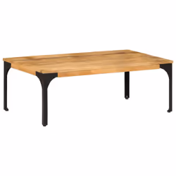 vidaXL Coffee Table Side Table End Table Centre Tea Table Solid Wood Mango - Additional view 10