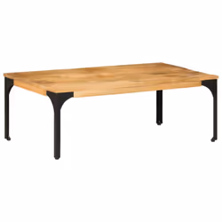 vidaXL Coffee Table Side Table End Table Centre Tea Table Solid Wood Mango - Additional view 8