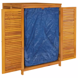 vidaXL Garden Storage Box Outdoor Storage Box Storage Shed Solid Wood Acacia
