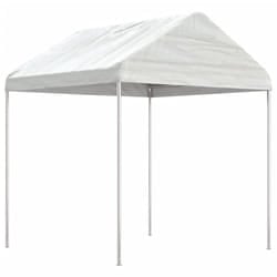 vidaXL Gazebo Outdoor Canopy Marquee Garden Gazebo with Roof White Polyethylene