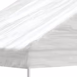 vidaXL Gazebo Outdoor Canopy Marquee Garden Gazebo with Roof White Polyethylene