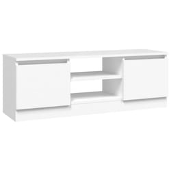 vidaXL TV Cabinet with Door Media Unit Cabinet Stand Furniture Multi Colours - white