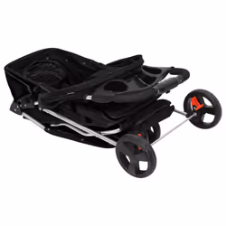 vidaXL Folding Dog Stroller 80x46x98 cm Oxford Fabric Pushchair Multi Colours - black - Additional view 7