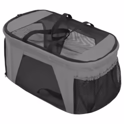 vidaXL 2-Layers Folding Dog Stroller 83x48x97 cm Oxford Fabric Multi Colours - grey - Additional view 8