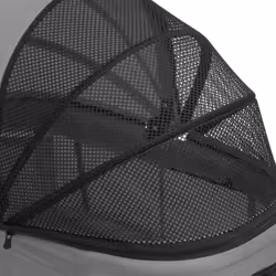 vidaXL 2-Layers Folding Dog Stroller 83x48x97 cm Oxford Fabric Multi Colours - grey - Additional view 9